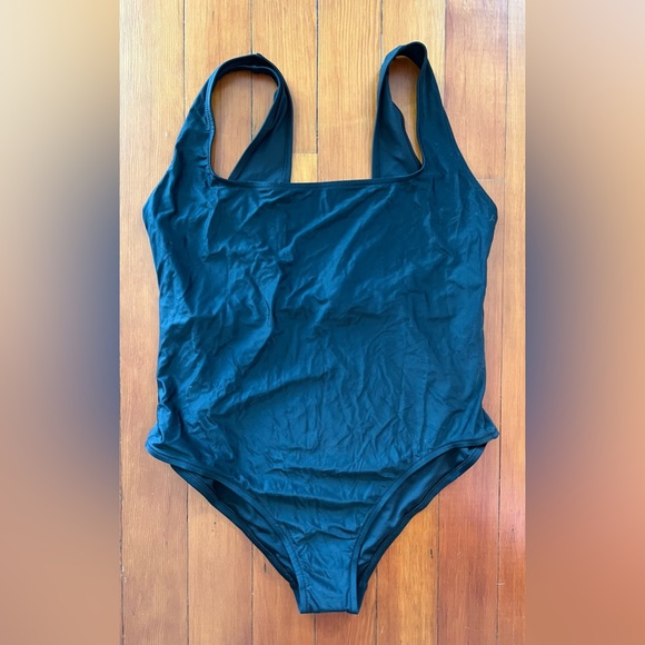 NWT Madewell Second Wave Square-Neck Tank One-Piece Swimsuit -3X - Picture 5 of 8